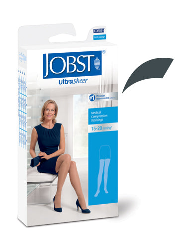 Jobst Ultrasheer 15-20 mmHg Thigh Hi Medium (pr) Antracite (Jobst Ultrasheer 15-20 ThighHi) - Img 1