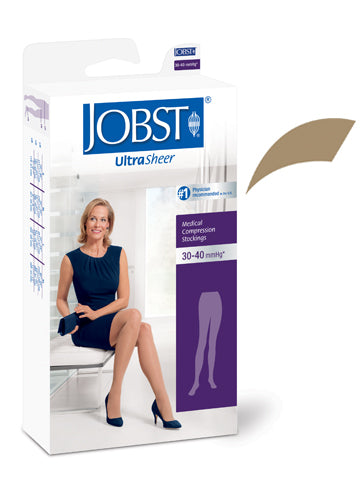 Jobst Ultrasheer 30-40 mmHg Pantyhose Honey Medium (Jobst 30-40 mmHg Pantyhose) - Img 1