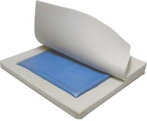 Molded Wheelchair Cushion General Use Gel/Foam 18x16x2 (Cushions - Foam) - Img 1