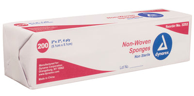 Non-Woven Sponge Sterile 2's 2 x2  4ply (50-2's/tray) (Generic Gauze Sponge&Bandages) - Img 1