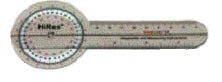 Baseline HiRes Goniometer 6  Plastic 360 Degree (Goniometers) - Img 1