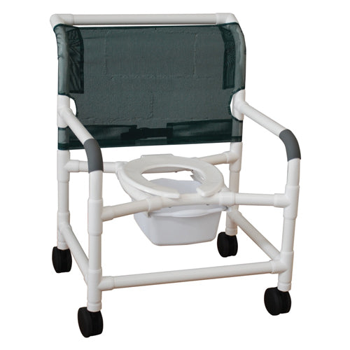 Shower Chair  X-Wide  PVC Superior (Bedside Commodes) - Img 1