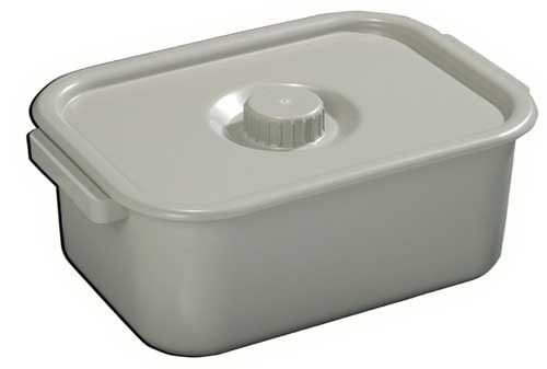 Commode Pail Bariatric Gray (Commode Pails) - Img 1