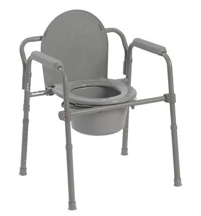 Commode  Folding Steel 3-in-1 Non-Retail Carton (Drive) Cs/4 (Bedside Commodes) - Img 1