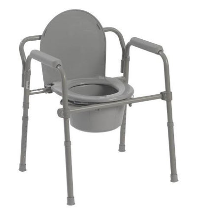 Commode  Folding Steel 3-in-1 Non-Retail Carton (Drive) (Bedside Commodes) - Img 1