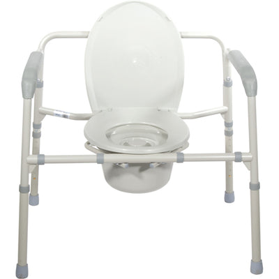 Bariatric Folding Commode 650 lb. Capacity (Bedside Commodes) - Img 3