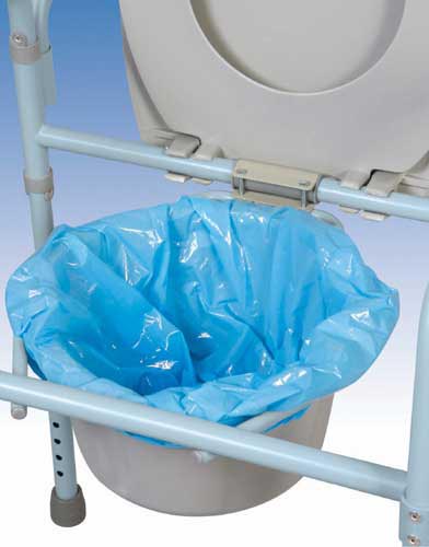 Commode Pail Liners Pack/7 Carex (Commode/Shower Chair Accessori) - Img 1