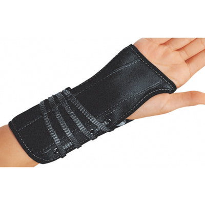 Bell-Horn Wrist Brace  Suede Black Medium Left  6.5 -7.5