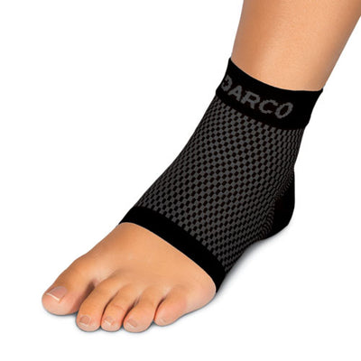 DCS Plantar Fasciitis Sleeve Medium-Wm 7-10.5/Men 6-9.5 Blk (Heel Cushions & Pads) - Img 1