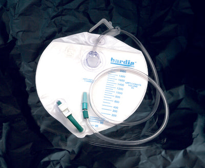 Urine Drain Bag Bardia W/ Hanger  2000cc  Sterile (Urinary Drain Bags & Accessory) - Img 1