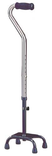 Quad Cane Heavy Duty Small Base 500# Capacity (Canes - Quad) - Img 1