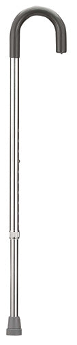 Aluminum Cane Silver Standard Handle Adjustable (Canes - Aluminum) - Img 1