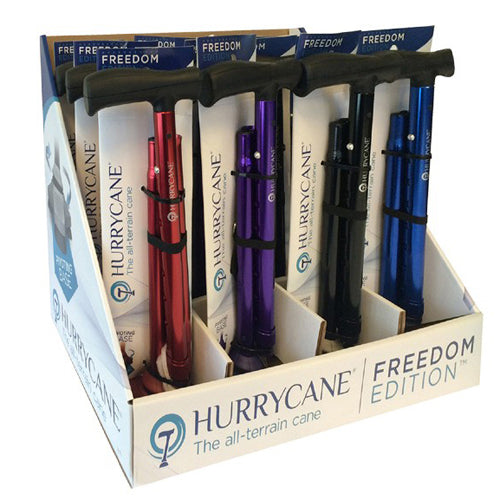 HurryCane Freedom Edition Counter Display w/12 Canes