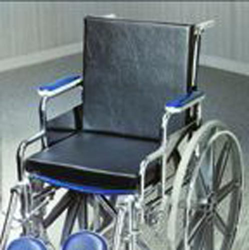 Solid Back Insert Wheelchair Cushion  18 x16 x1.25  w/Strap (Cushions - Hard Seat & Back) - Img 1