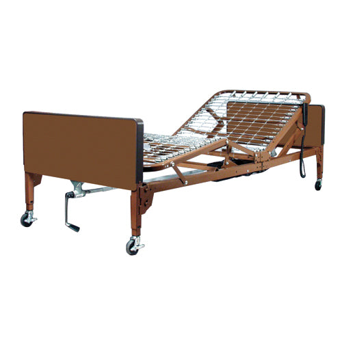 Semi Electric Bed Pkg w/Half Rails & Fibercore Mattress (Beds, Parts & Accessories) - Img 1