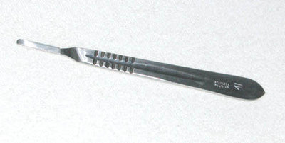 Scalpel Handles- #4 - Fits 20 Thru 24 (Scapel-Blades & Disp Scalpels) - Img 1