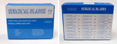 Scalpel Blades- # 22  Bx/100 (Scapel-Blades & Disp Scalpels) - Img 1