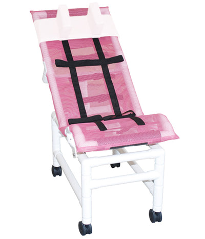 Bath Chair Lg PVC Reclining w/ Base & Casters (Bath& Shower Chair/Accessories) - Img 1