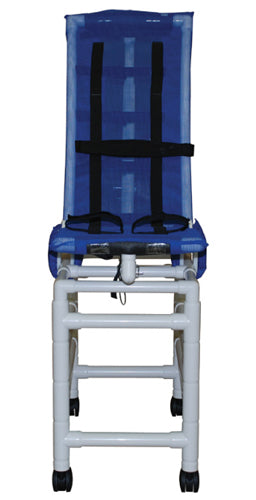 Bath Chair Articulating MedPVC Recl w/2 Base Ext & Casters (Bath& Shower Chair/Accessories) - Img 1