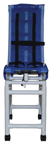 Bath Chair Articulating Sm PVC Reclining w/ Base & Caster (Bath& Shower Chair/Accessories) - Img 1