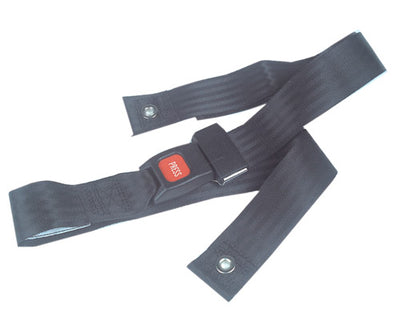 Wheelchair Seat  Belt Auto Type  Closure  Black