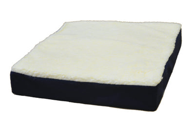 Gel Wheelchair Cushion w/ Fleece Top 16  x 18  x 3.5 (Cushions - Gel) - Img 1