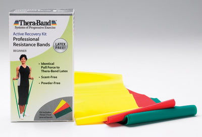 Thera-Band 5' Combo Pack- Light  Latex-Free (Thera-Band Exercise Band) - Img 1