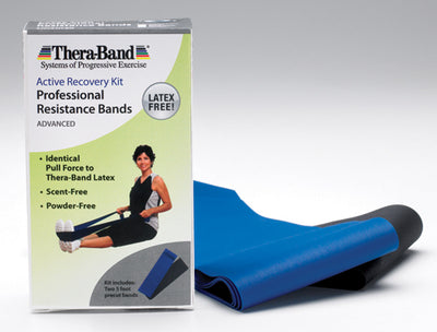 Thera-Band 5' Combo Pack- Heavy  Latex-Free (Thera-Band Exercise Band) - Img 1