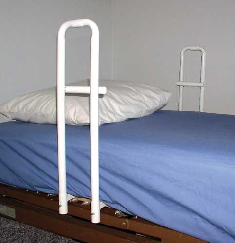 Hospital Bed Rail Handle Double Handle- Spring Style