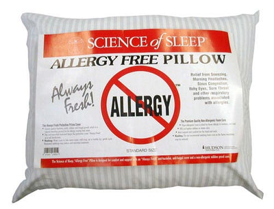 Allergy-Free Pillow Standard 15.5  x 23 (Antimicrobial Pillows) - Img 1