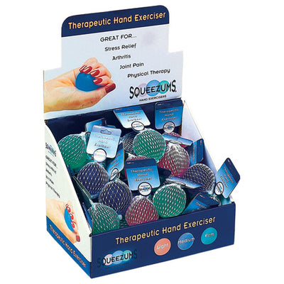 Squeezums Therapeutic Hand Exerciser Display(36 pcs) (Hand/Wrist Exercise Products) - Img 1