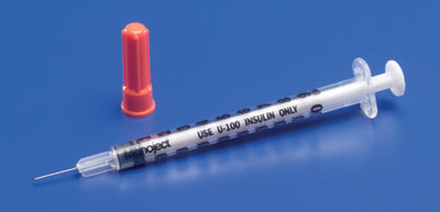 Monoject Insulin Syringes 1/2cc 28g Bx/100 (Insulin Syringes) - Img 1