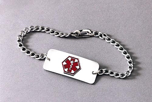 Medical Identification Jewelry-Bracelet- Diabetic (Identification Jewelry) - Img 1