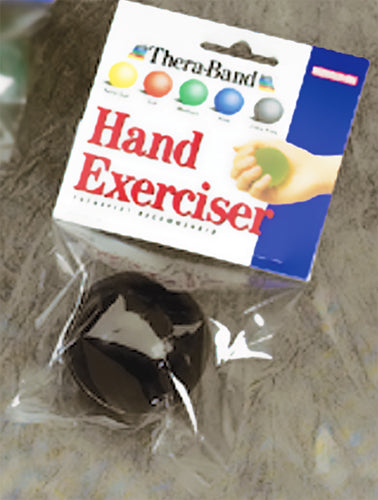 Thera-Band Hand Exercise Ball XL-Black  Extra-Firm (Hand/Wrist Exercise Products) - Img 1