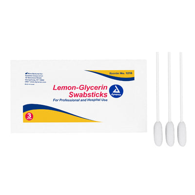 Lemon-Glycerin Swabsticks- 3 Packet 25-Pks/3 (Mouth/Teeth Care) - Img 1