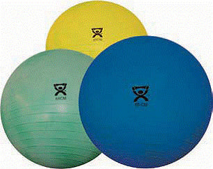 Cando Deluxe ABS Inflatable Ball  65cm (25.6 )  Green (Exercise Balls) - Img 1