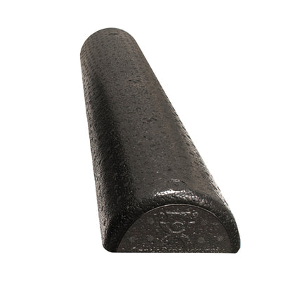 CanDo Foam Roller Black Compos Extra Firm Half-Round 6  x 36 (Arm/Leg Exercisers) - Img 1