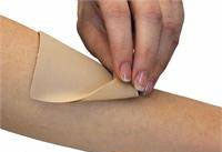 Silicone Sheets  2.5  x 3  Self-Adhesive  Fabric Cvr 2/pk (Economical Dressing) - Img 1