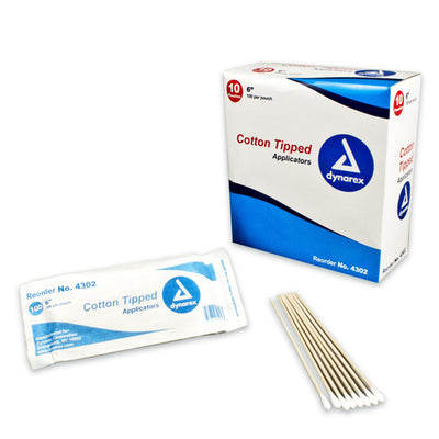 Cotton Tipped Applicators-6  Non-Sterile Box/1000 (Q-Tips&Cotton Tippd Applicato) - Img 1