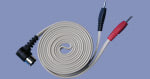 Cable 72  Active R&B .080 pins Black DIN plug 3 pins RA plug