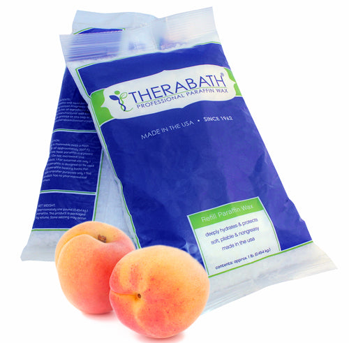 Paraffin Wax Refill- Therabath 1 lb. Peach-E Beads (Wax Baths & Refill Wax) - Img 1