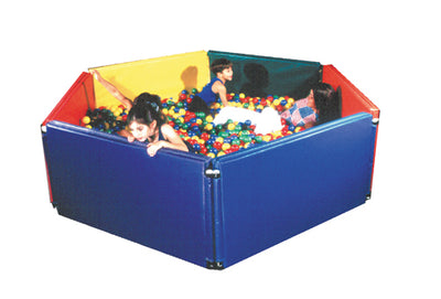 Panel Sided Ball Pit  6' x 6Ä' w/3500 Large Balls (Group Activity Units) - Img 1