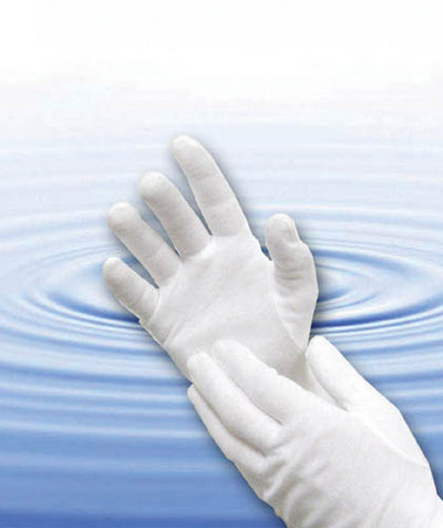 Bulk Cotton Gloves - White Medium Bx/12 pr (Skin Care Products) - Img 1