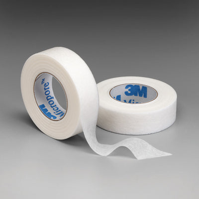 Micropore Surgical Tape White 2  X 10 Yards  Bx/6 (3M Medical Tapes) - Img 1