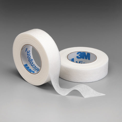 Micropore Surgical Tape White 2  X 10 Yards  Bx/6 (3M Medical Tapes) - Img 1
