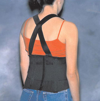 Back Support Industrial W/ Suspenders Med 33-38 (Back Supports & Braces) - Img 1