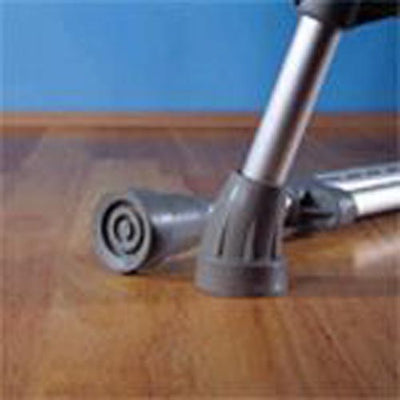 Crutch Tips Grey Large (pair) (Crutch - Accessories) - Img 1