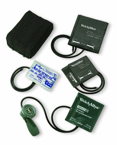 DS66 Aneroid w/Print MultiCuff Kit 4 Reusable One-Piece Cuffs (Aneroid Blood Pressure) - Img 1