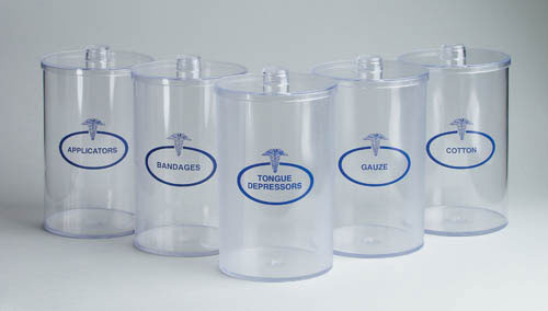 Sundry Jars- Plastic Labeled Set/5 (Sundry Jars & Dispensers) - Img 1