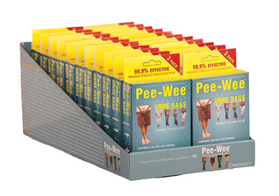 Pee-Wee Disposable Urinal Display (24 Boxes of 3) (ADL Bathroom Products) - Img 1
